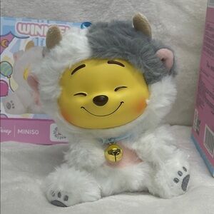 Disney Miniso Plush Toy - White and Gray